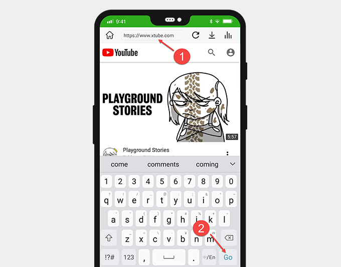 Download XTube videos on Android