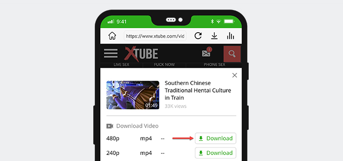 Download Xtube on Android