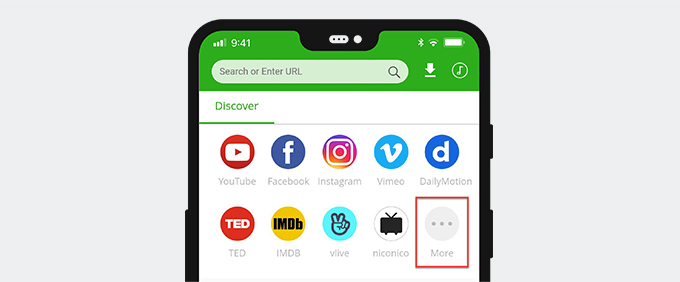 Porn sites on 6Buses video downloader