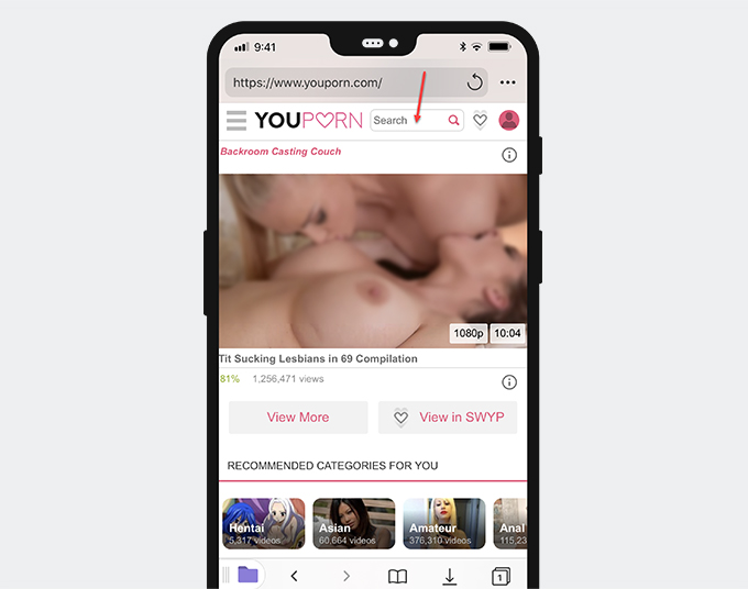 Search for YouPorn videos