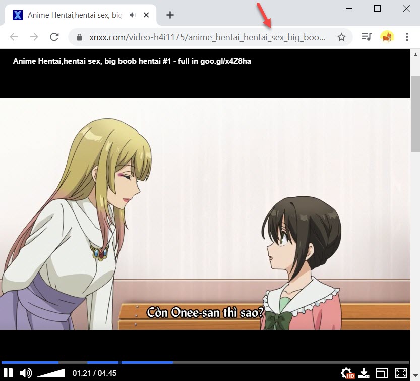 Copy the URL of sex video