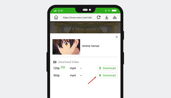 Download from XNXX on Android