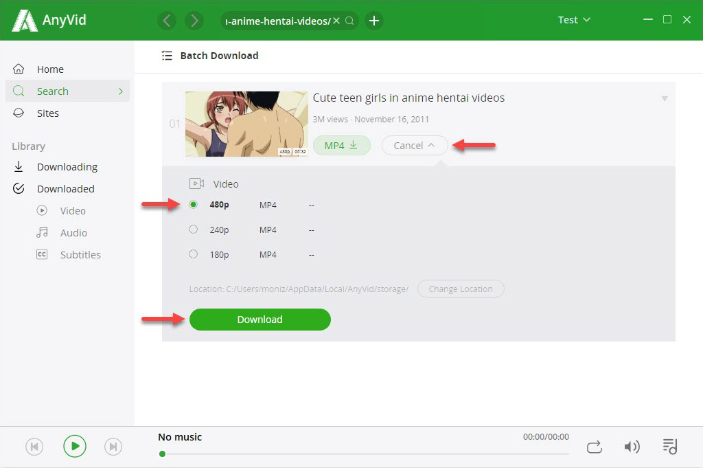 Download YouPorn videos on Windows