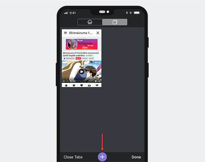 Documents new tab
