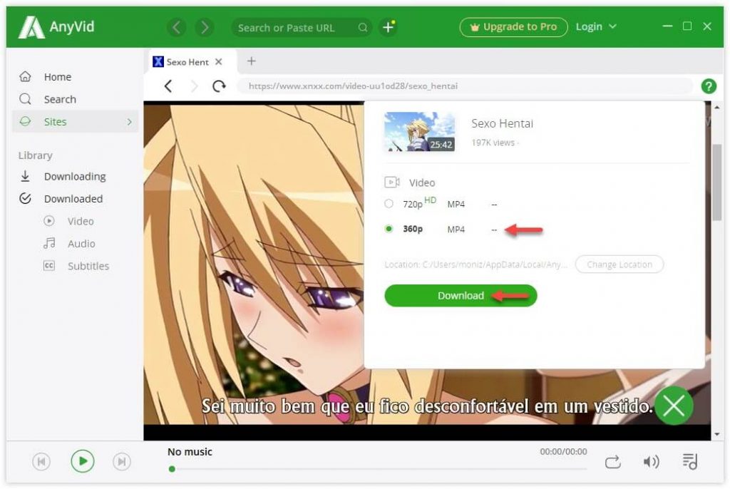 Download hentai from XNXX