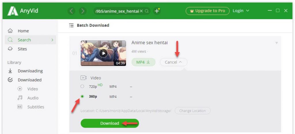 Download hentai from the best hentai sites
