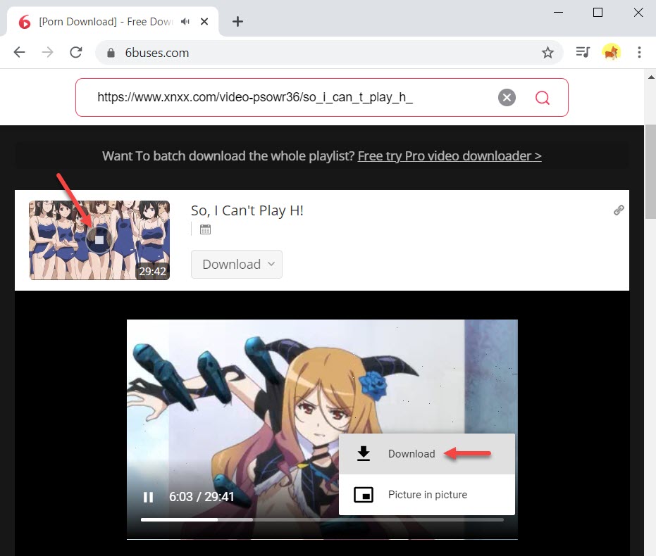 Save from XNXX without software