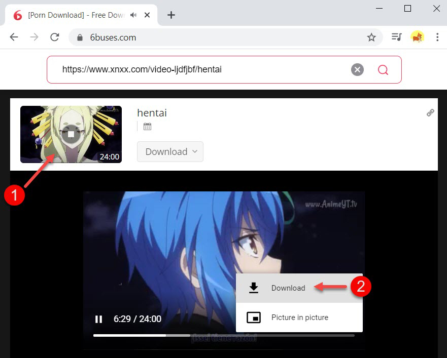 Free hentai download online