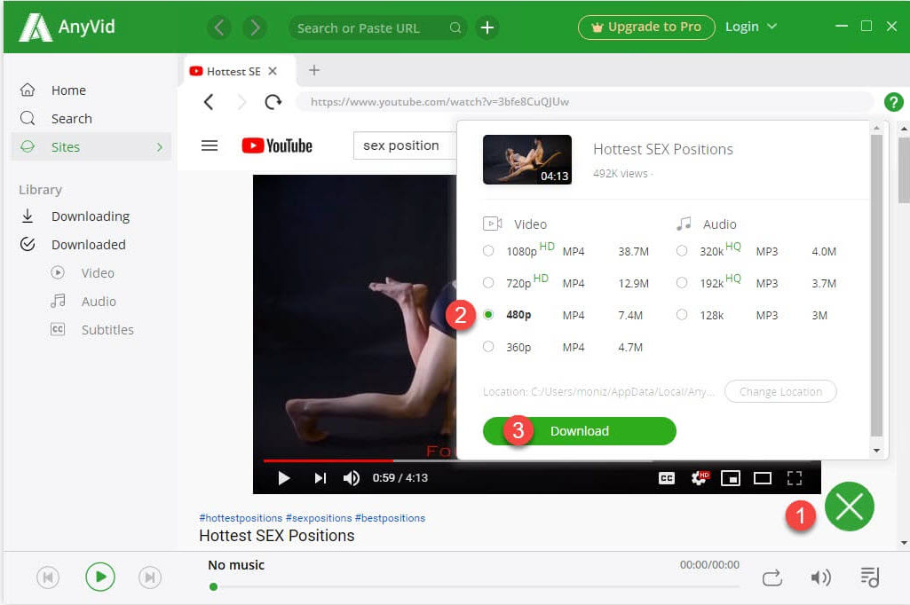 YouTube porn videos