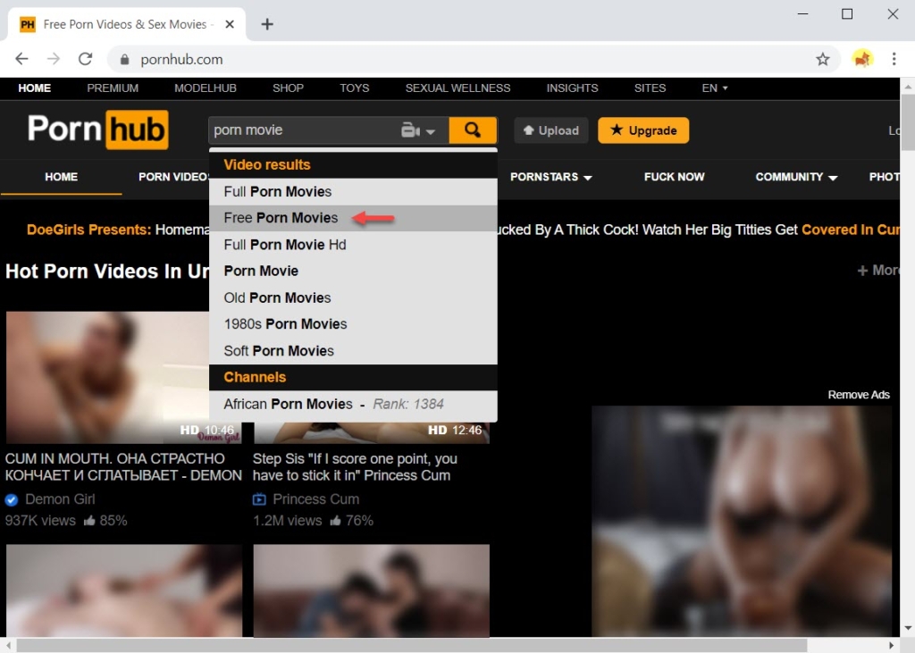 Full porn movies on Pornhub