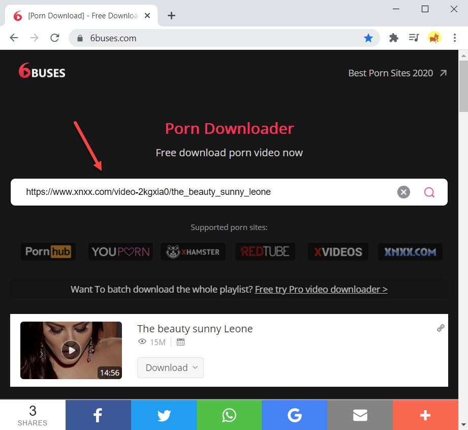 Download Sunny Leone sex videos by URL