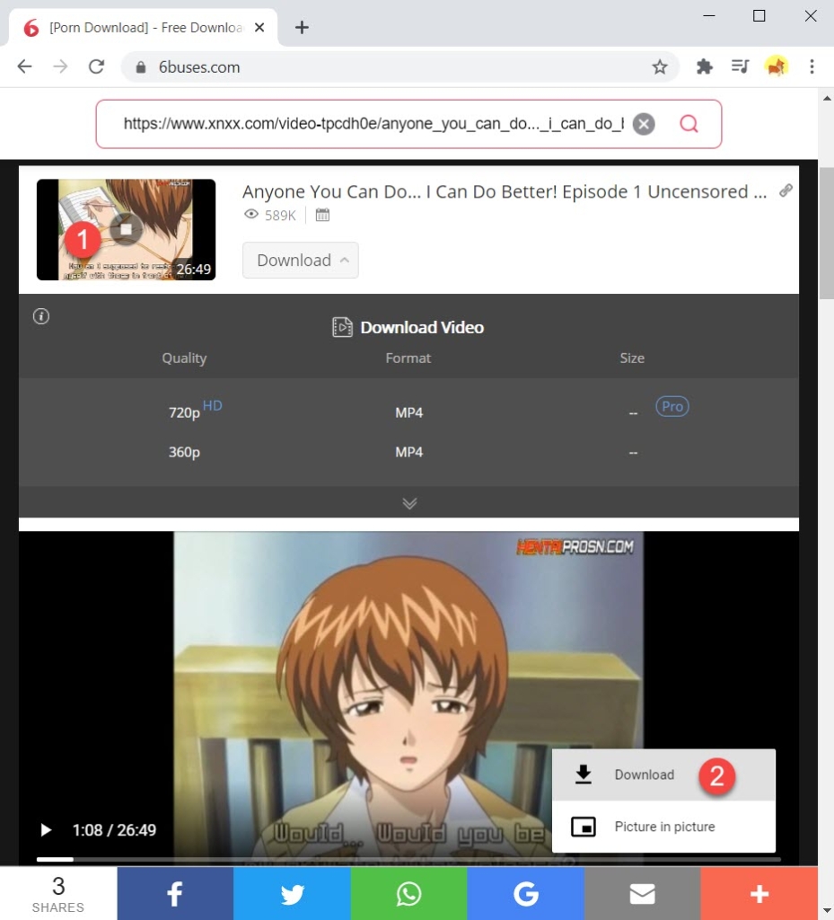 Download porn by URL