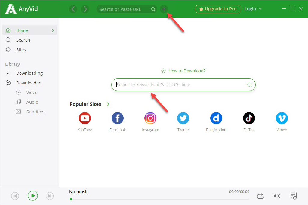 Search for porn videos using a video downloader